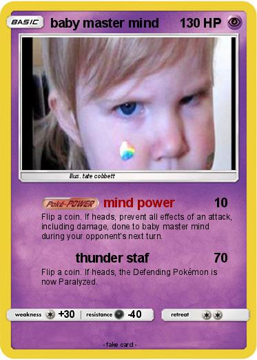 Pokemon baby master mind
