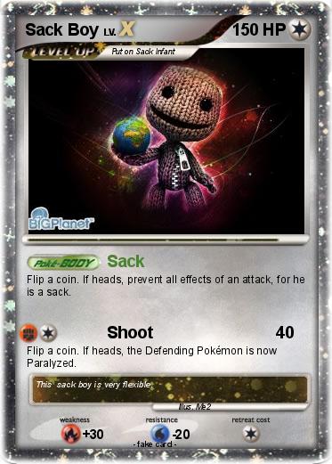 Pokemon Sack Boy