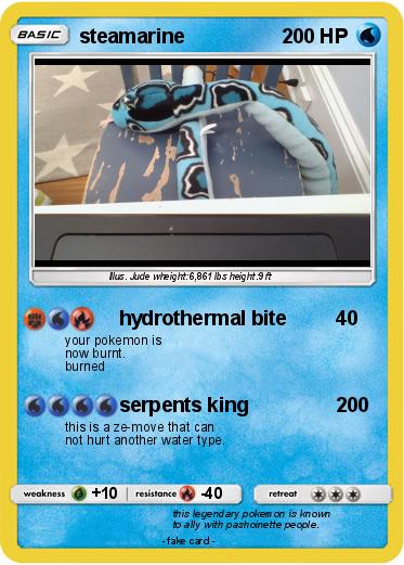 Pokemon steamarine