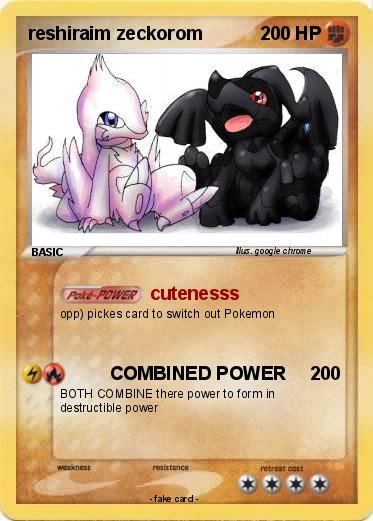 Pokemon reshiraim zeckorom