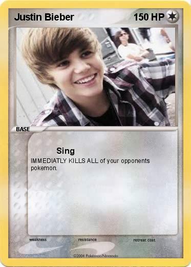 Pokemon Justin Bieber