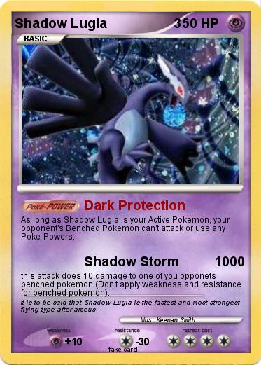 Pokemon Shadow Lugia                   3