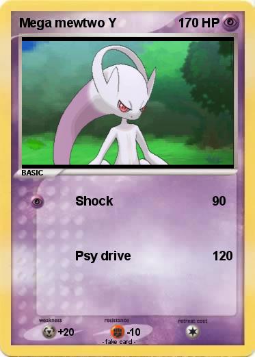 Pokemon Mega mewtwo Y