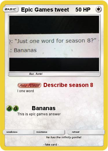 Pokemon Epic Games tweet