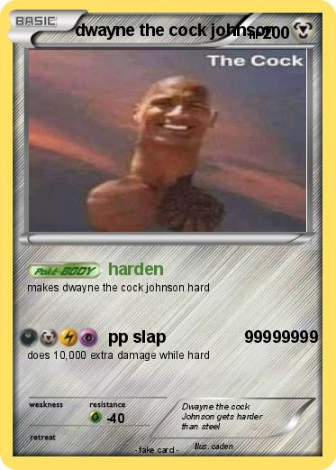 Pokemon dwayne the cock johnson