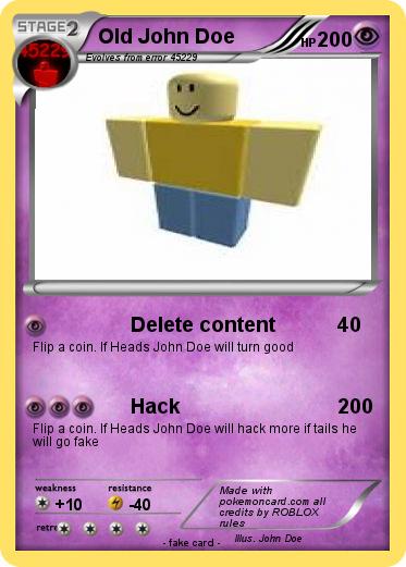 Pokemon Old John Doe