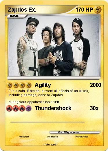 Pokemon Zapdos Ex.