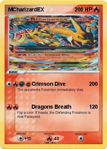 Pokemon MCharizardEX