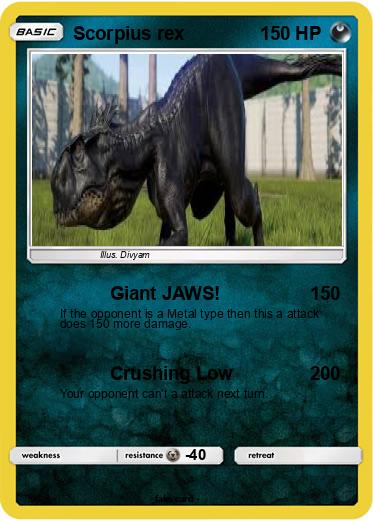 Pokemon Scorpius rex