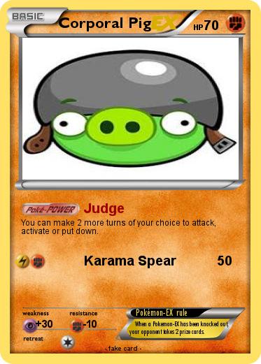 Pokemon Corporal Pig