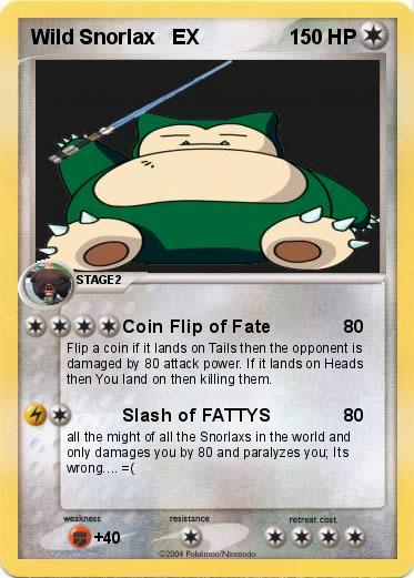 Pokemon Wild Snorlax   EX