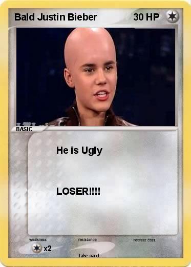Pokemon Bald Justin Bieber