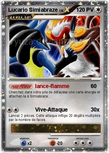 Pokemon Lucario Simiabraze