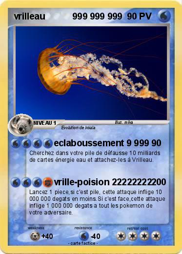 Pokemon vrilleau           999 999 999