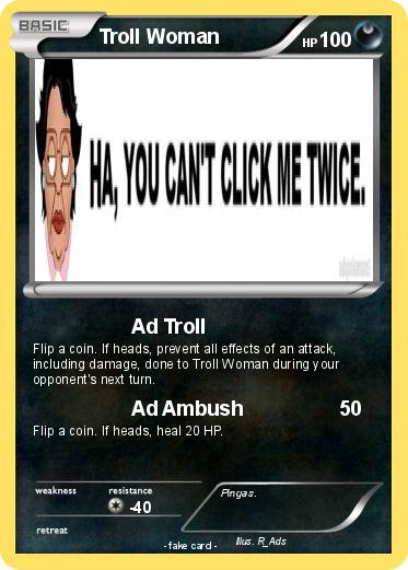 Pokemon Troll Woman