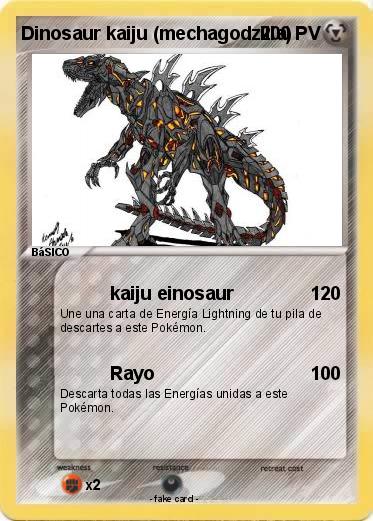 Pokemon Dinosaur kaiju (mechagodzilla)