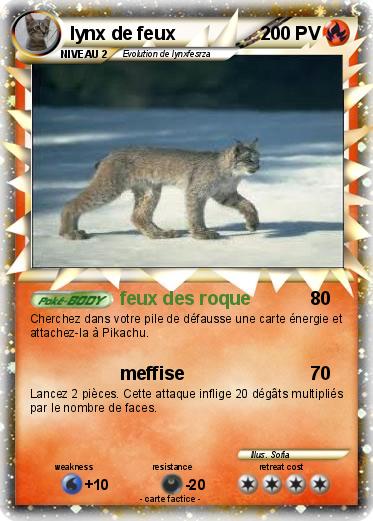 Pokemon lynx de feux