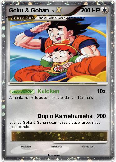 Pokemon Goku & Gohan