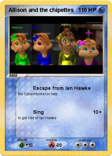 Pokemon Allison and the chipettes