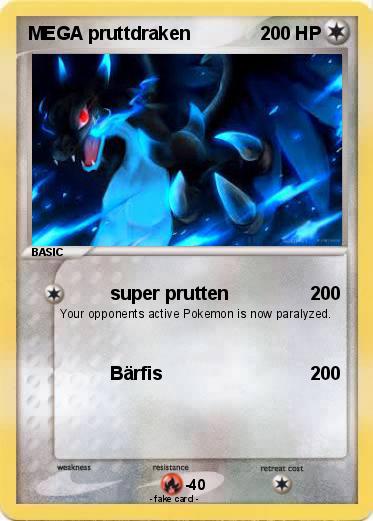 Pokemon MEGA pruttdraken