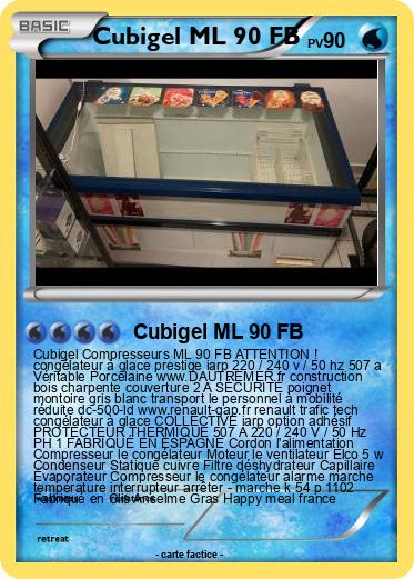 Pokemon Cubigel ML 90 FB