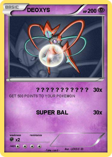 Pokemon DEOXYS