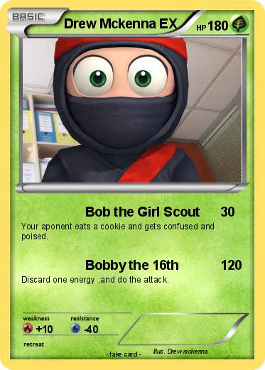 Pokemon Drew Mckenna EX