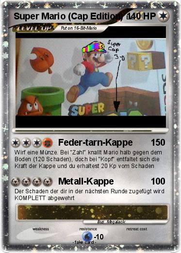 Pokemon Super Mario (Cap Edition)