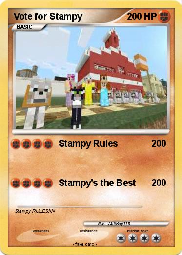 Pokemon Vote for Stampy