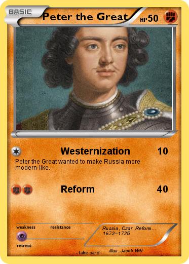 Pokemon Peter the Great