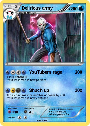 Pokemon Delirious army
