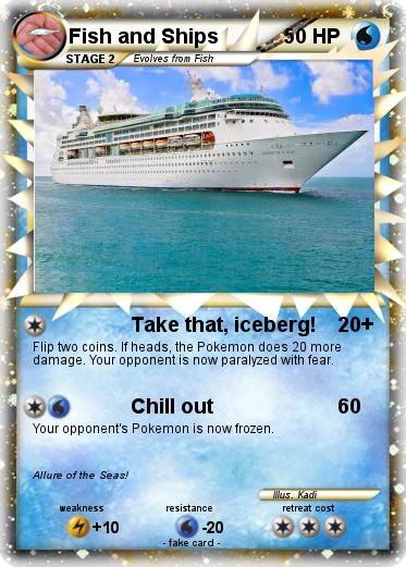 Pokemon Fish and Ships
