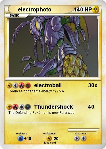 Pokemon electrophoto