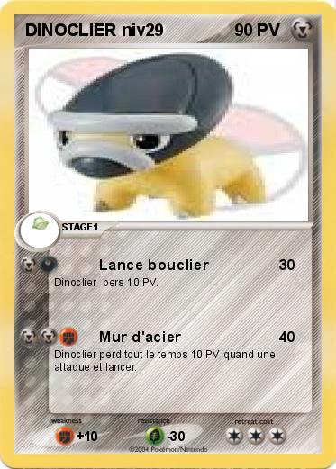 Pokemon DINOCLIER niv29