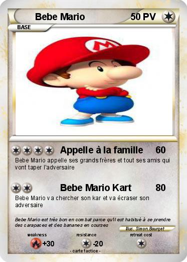 Pokemon Bebe Mario