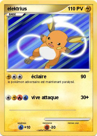 Pokemon elektrius