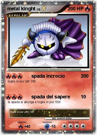 Pokemon metal kinght