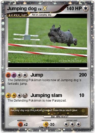 Pokemon Jumping dog