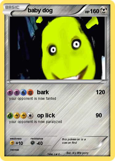 Pokemon baby dog