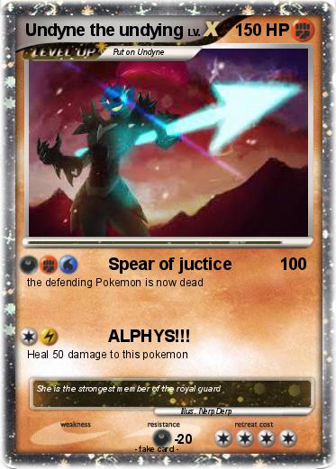 Pokemon Undyne the undying