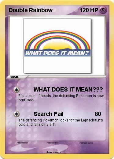 Pokemon Double Rainbow