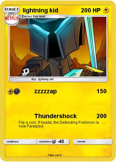 Pokemon lightning kid