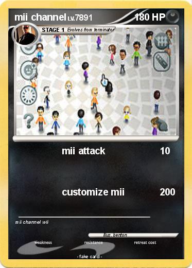 Pokemon mii channel