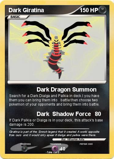Pokemon Dark Giratina