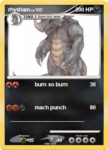 Pokemon rhysham