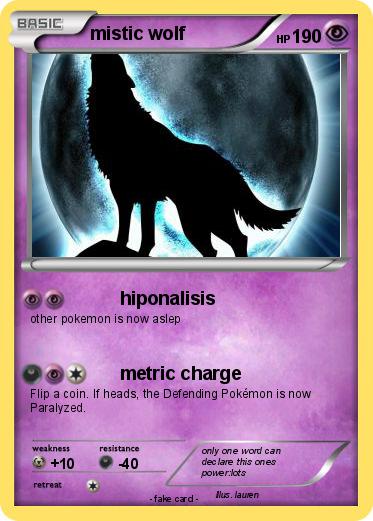 Pokemon mistic wolf
