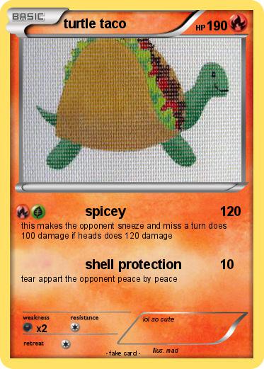 Pokemon turtle taco