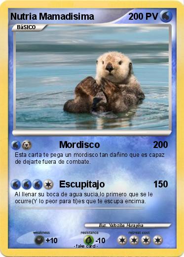 Pokemon Nutria Mamadisima