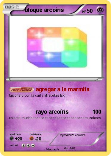 Pokemon bloque arcoíris