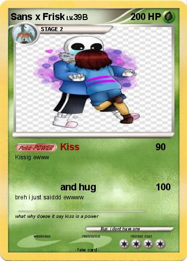 Pokemon Sans x Frisk
